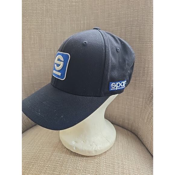 Sparco Cap S Icon Black Large/XL Flexfit - Picture 1 of 7